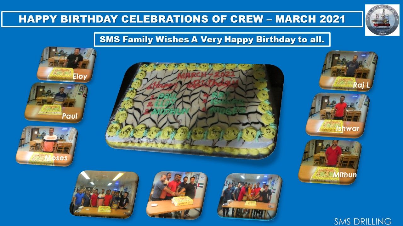 Birthday Celebration for Rig Crew 1